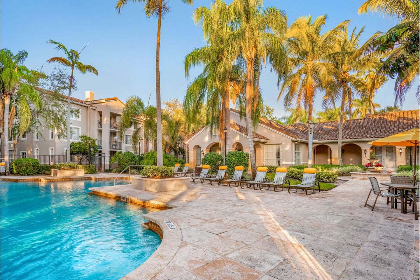 Blue Cool Swimming Pool at Windsor Coconut Creek, Coconut Creek, Florida