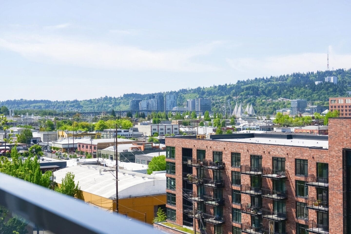 Roof Deck View  at Windsor Buckman, Portland, Oregon