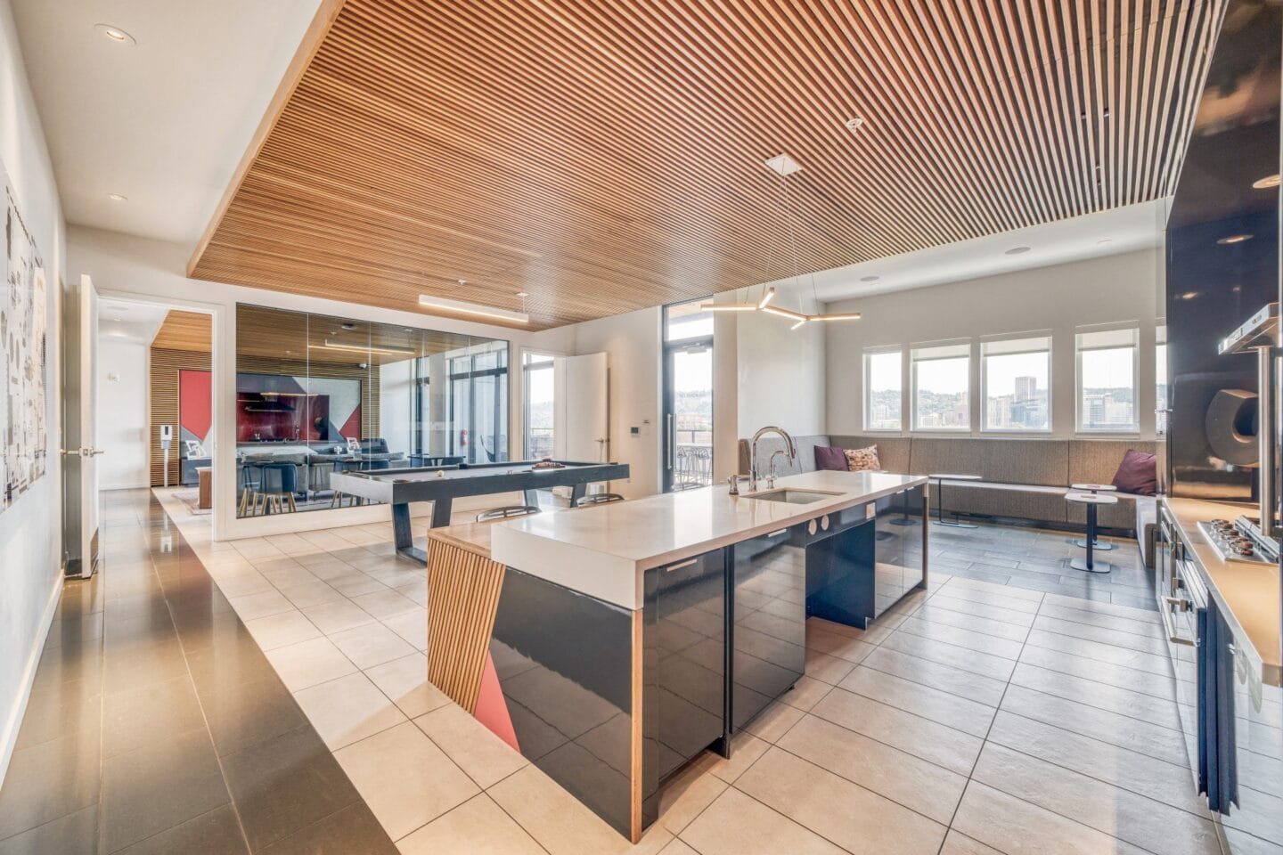 Catering kitchen  at Windsor Buckman, Portland, Oregon