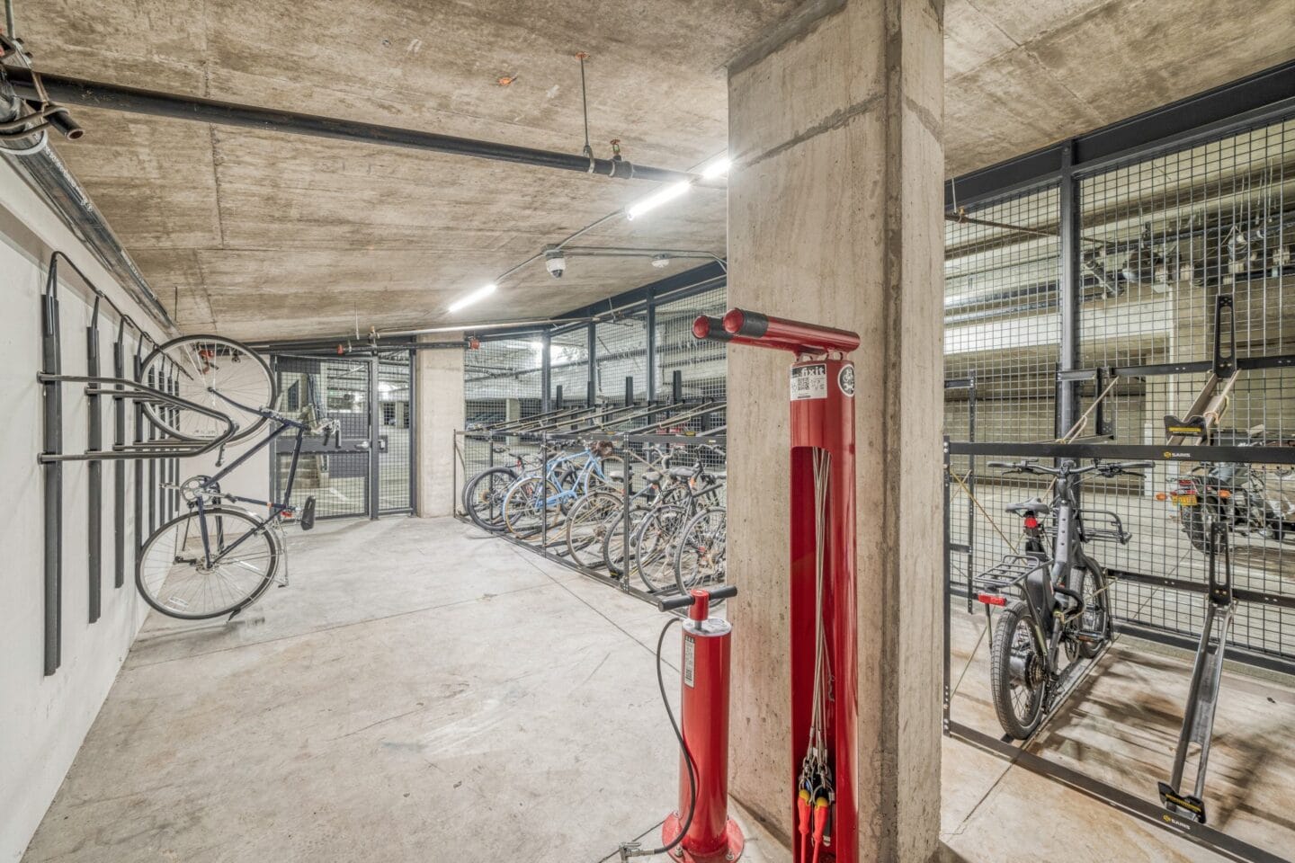 Bike station at Windsor Buckman, Portland, Oregon