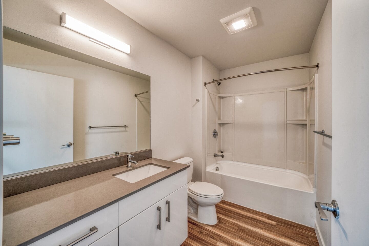 Bathroom with a toilet sink and bathtub  at Windsor Buckman, Portland, Oregon