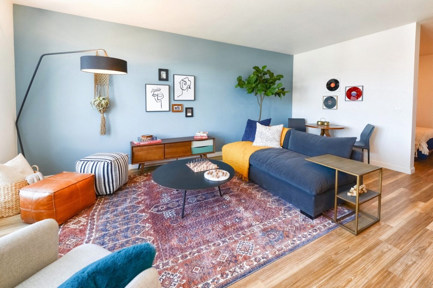 Living Room Interior at Windsor Buckman, Portland, Oregon