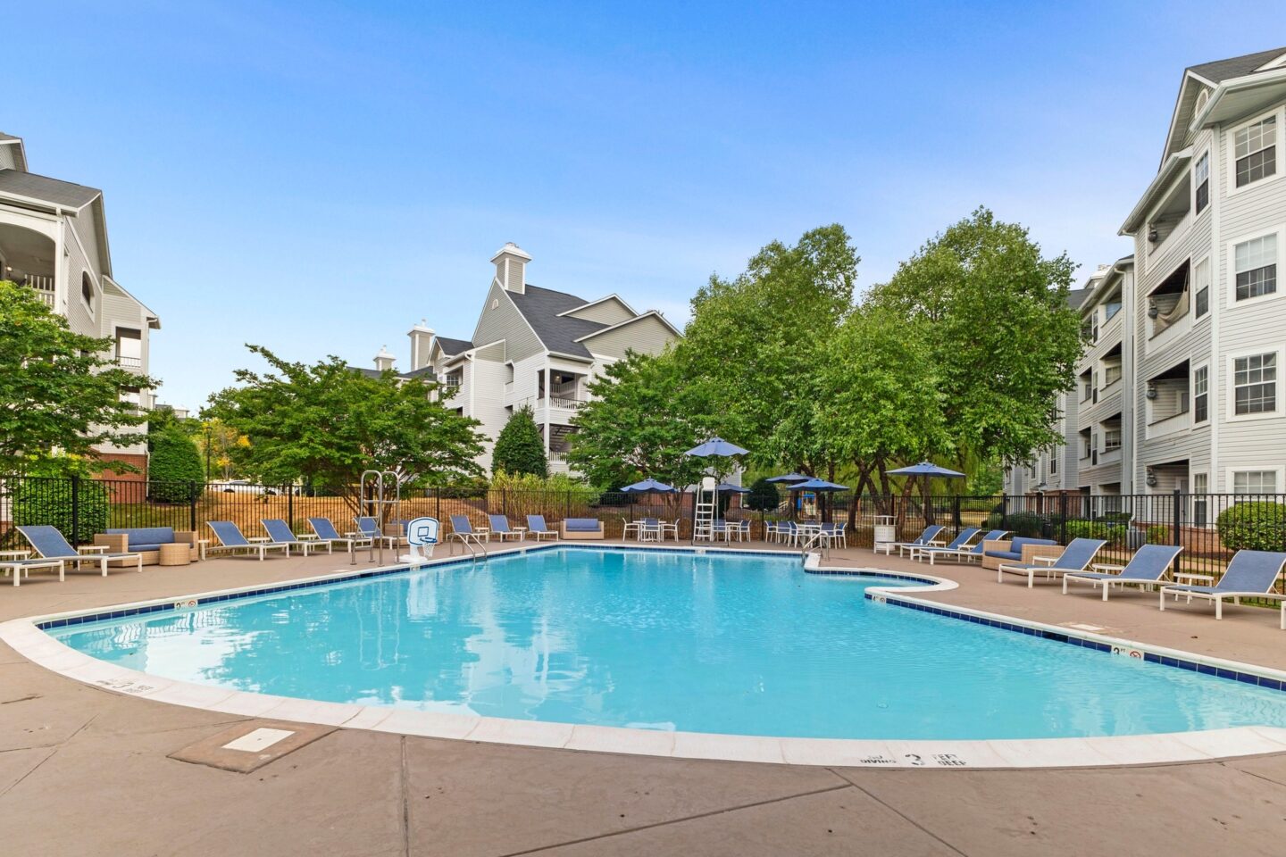 Swimming Pool with Chaise Lounges at Windsor Kingstowne, 22315