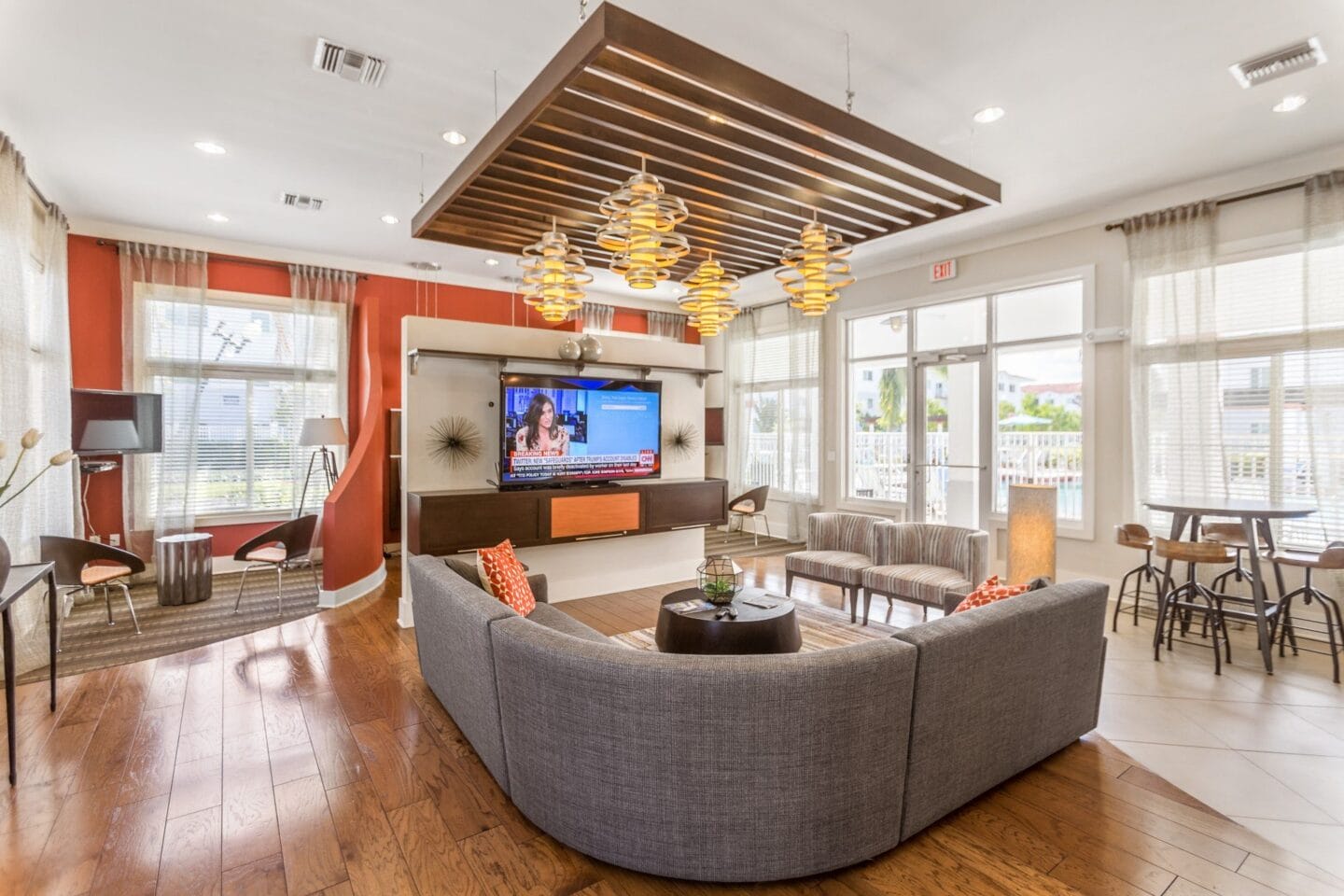 Sitting Area in Clubroom at Windsor Biscayne Shores  in North Miami