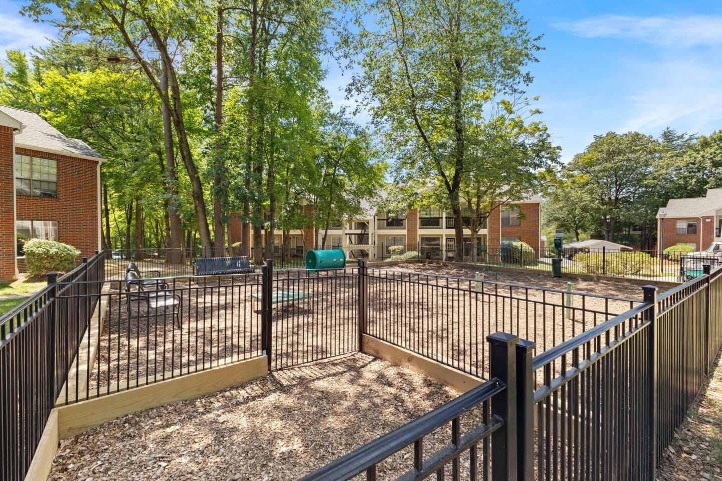 our apartments have a fenced in dog park