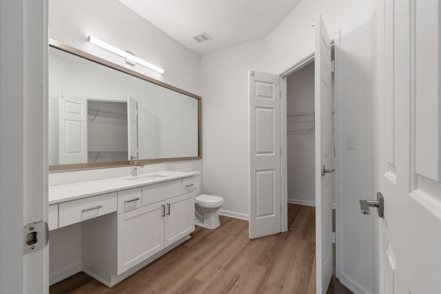 Bathroom with closet at Windsor Vinings, Atlanta, GA