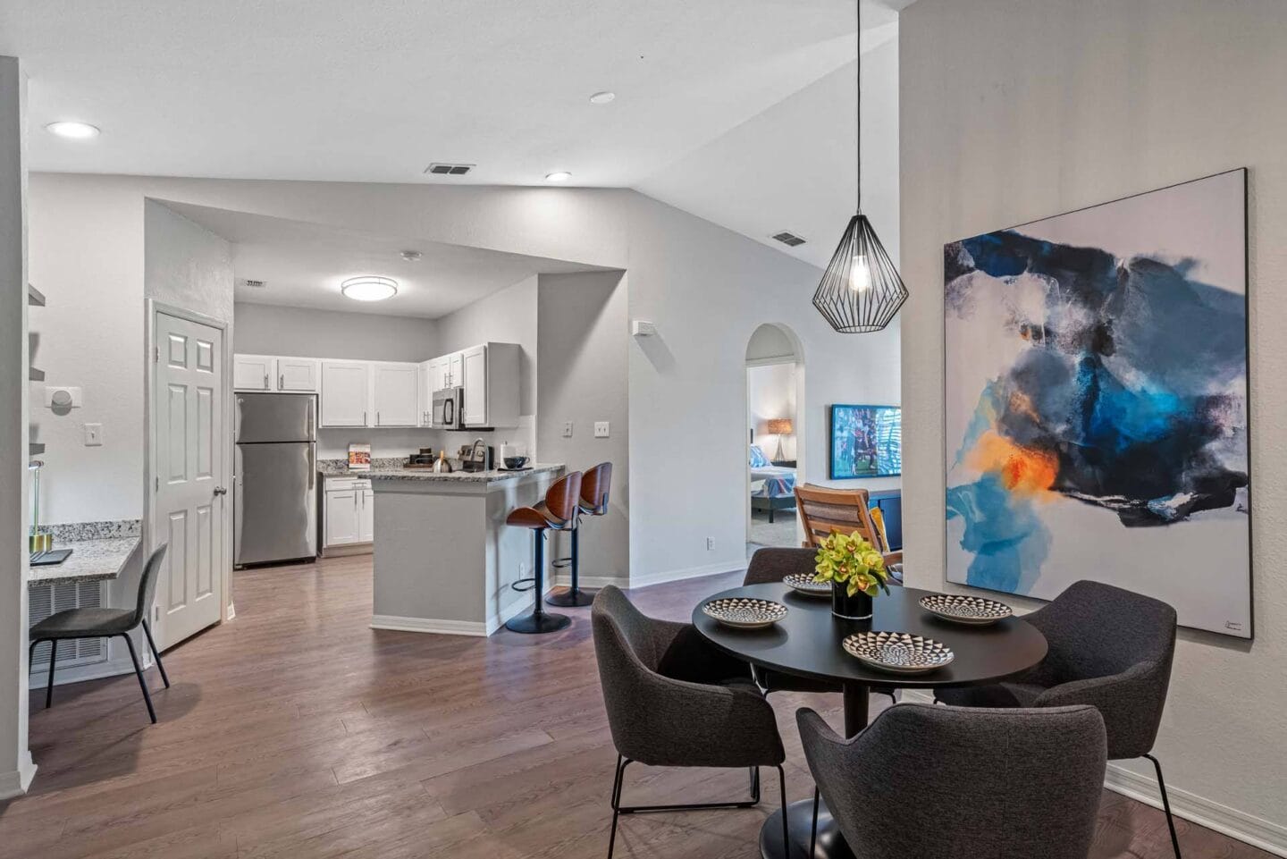 Kitchen and Dining Area at Windsor Highwoods Preserve, Tampa, FL 33647