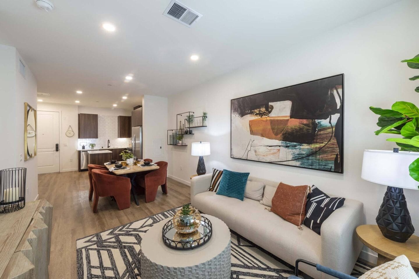 Living Room at Windsor Rancho PQ in San Diego 92129