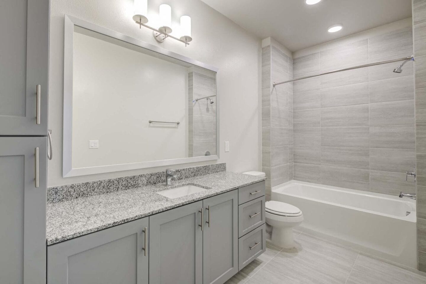 Bathroom with Modern Finishes at Windsor West Plano Apartments, Plano , TX 75023