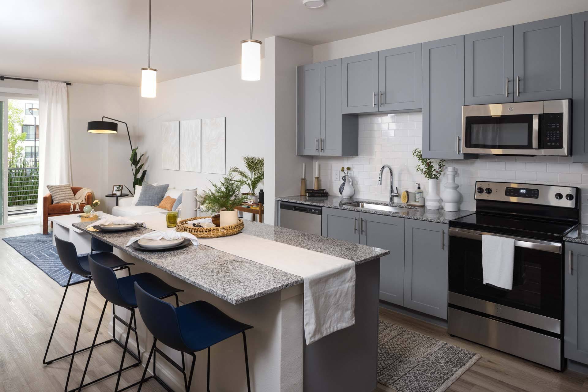 Luxurious Kitchen with Island at Windsor West Plano Apartments, Plano , TX