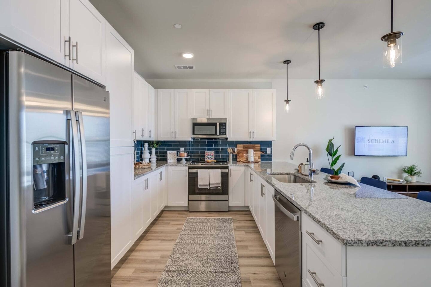 Spacious Kitchen at Windsor West Plano Apartments, Texas