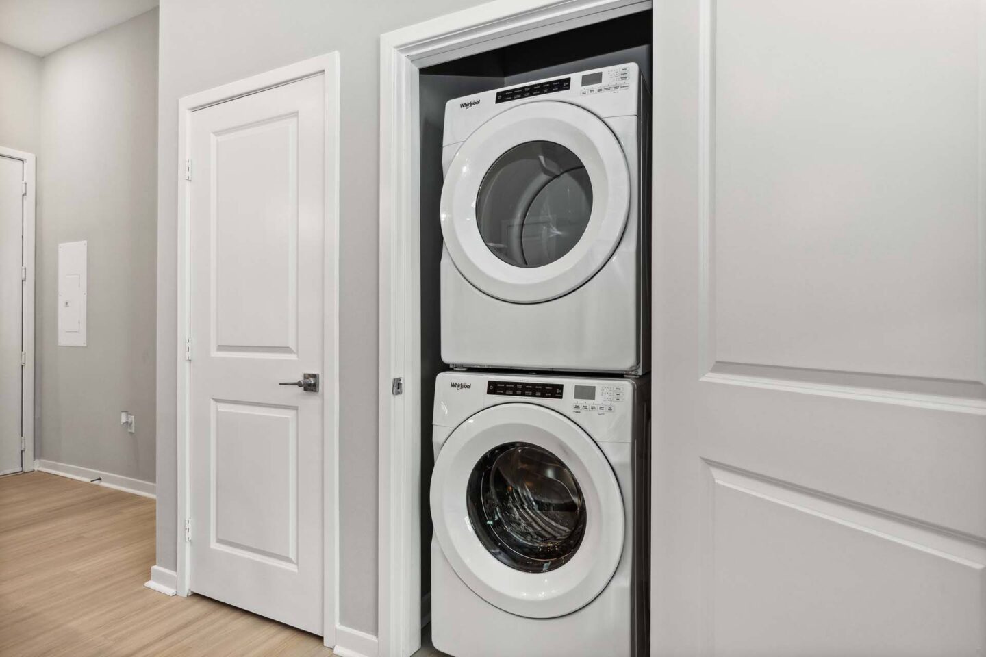 Stackable washer and dryer at Windsor Cleartwater, Clearwater, FL 33763