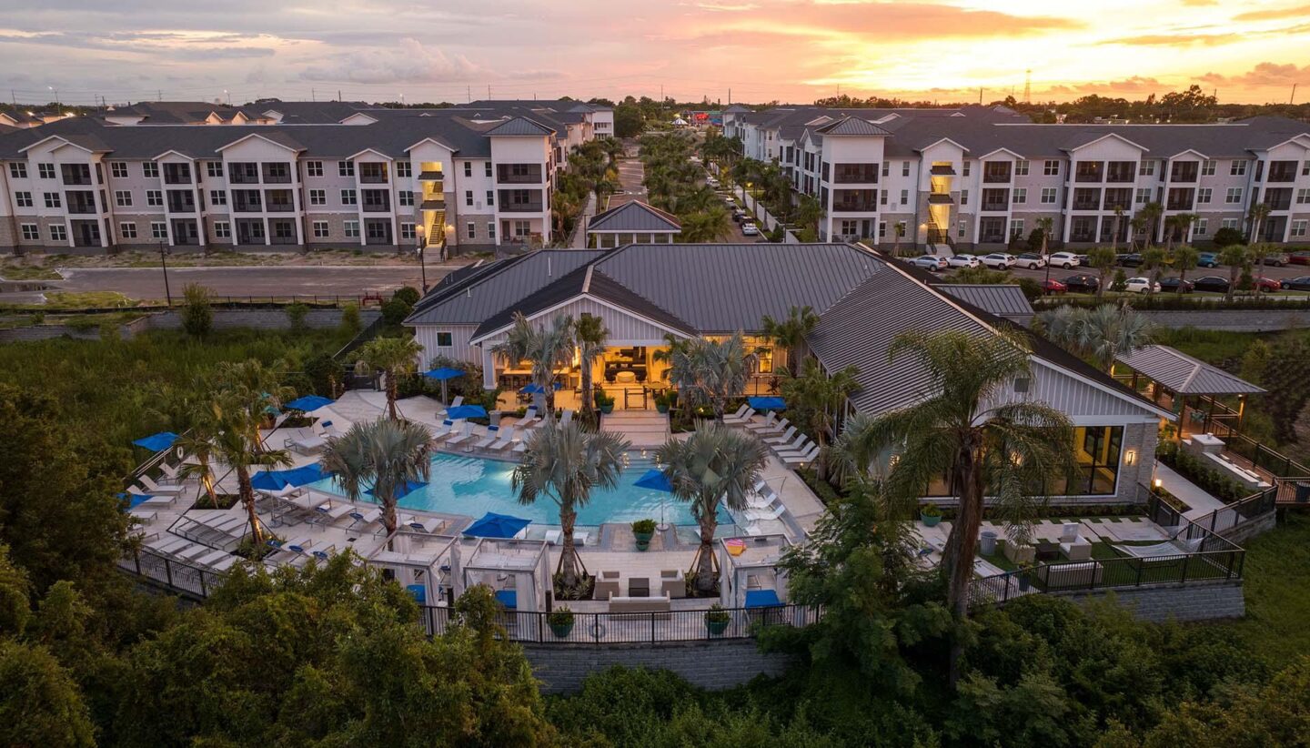 Aerial view at Windsor Cleartwater, Clearwater, FL 33763